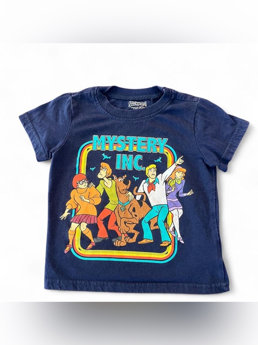 Scooby-Doo Mystery Inc. Toddler Graphic T-Shirt Navy Size 2T